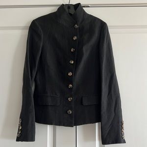 All saints Tammi Jacket / linen & wool blend military blazer